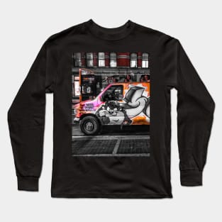 Truck Graffiti Street Art City Manhattan New York City Long Sleeve T-Shirt